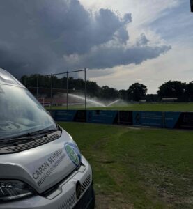 Sportplatzbewässerungsanlage bei dem FC Gießen