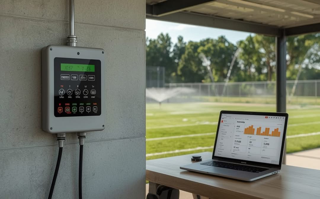 Automatische Bewässerungssteuerung für Sportplätze und Grünflächen: Sensoren, Wetterdaten und Controller richtig einsetzen